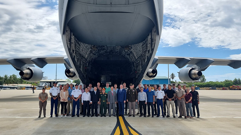 Các đại biểu tại buổi lễ. (Ảnh: Bộ Ngoại giao) Các đại biểu tại buổi lễ. (Ảnh: Bộ Ngoại giao)