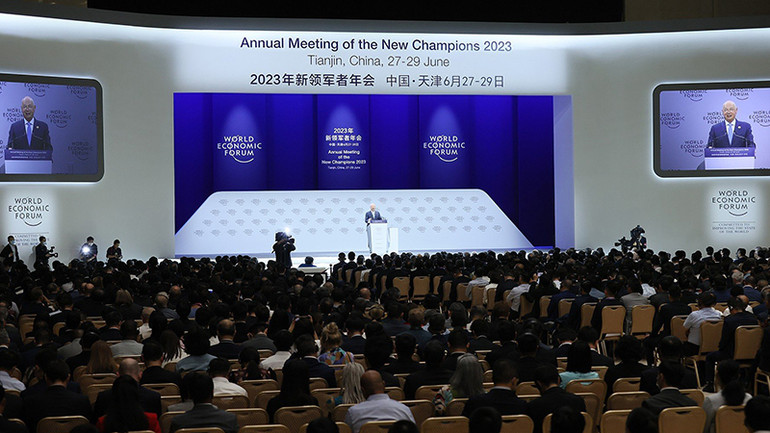 Nhà sáng lập kiêm Chủ tịch điều hành WEF Klaus Schwab.