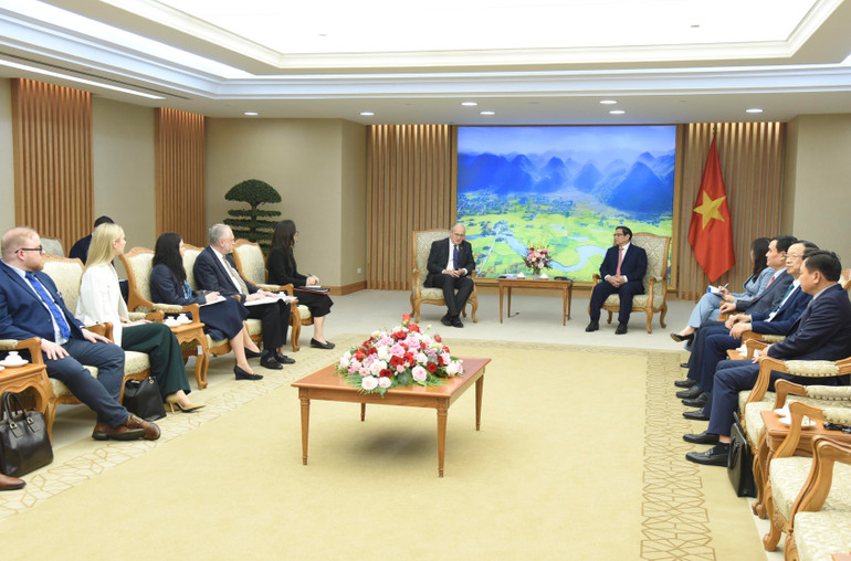 Quang cảnh buổi tiếp.