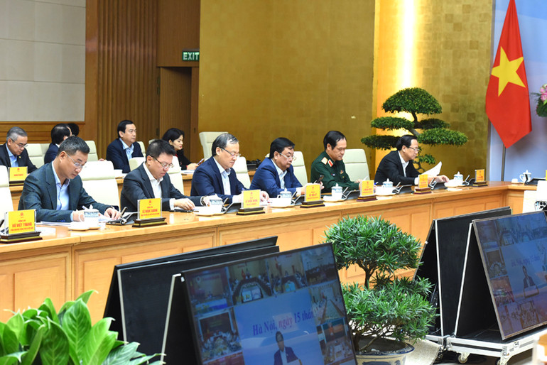 Đại diện lãnh đạo các bộ, ban ngành tham dự hội nghị.