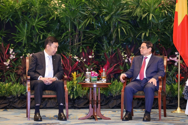 Thủ tướng Phạm Minh Chính tiếp ông Loh Chin Hua, CEO Tập đoàn Keppel.