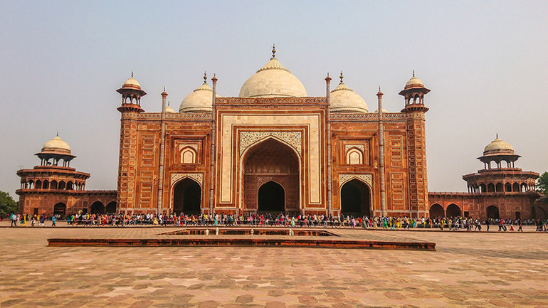 Đền Taj Mahal.