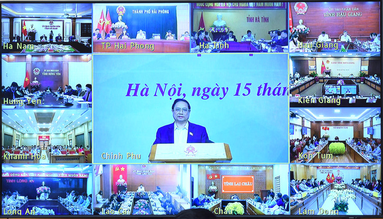 Hội nghị diễn ra dưới hình thức trực tiếp và trực tuyến.