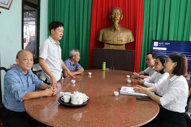 Đại diện lãnh đạo Hội Cựu chiến binh tỉnh Đồng Nai phát biểu cảm ơn.