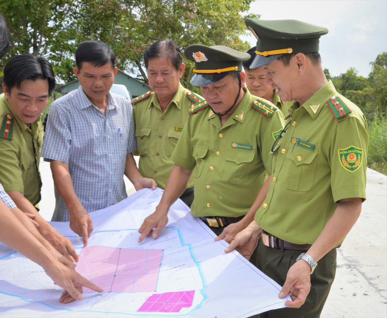 Kiểm tra công tác phòng, chống cháy rừng tại Vườn Quốc gia U Minh Thượng.