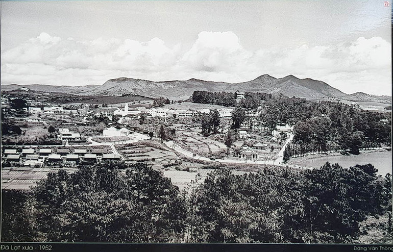 Trung tâm Đà Lạt (1952). (Ảnh: ĐẶNG VĂN THÔNG)