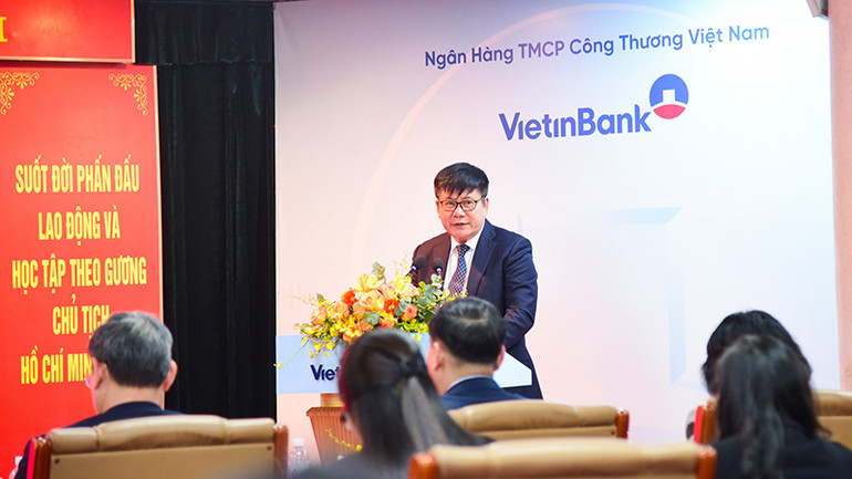 Đồng chí Trần Kiên Cường phát biểu tại buổi Lễ trao giải.