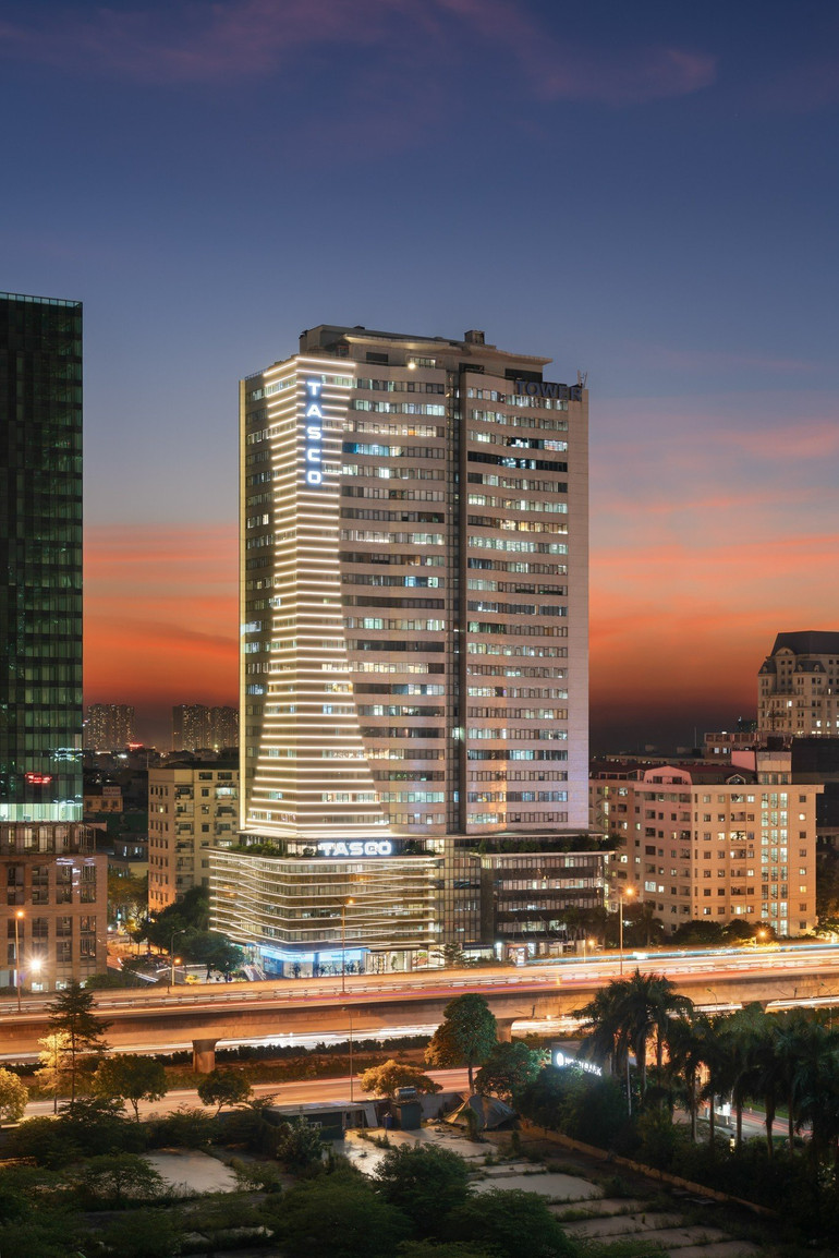 Tòa nhà Tasco trên đường Phạm Hùng, Hà Nội. Tòa nhà Tasco trên đường Phạm Hùng, Hà Nội.