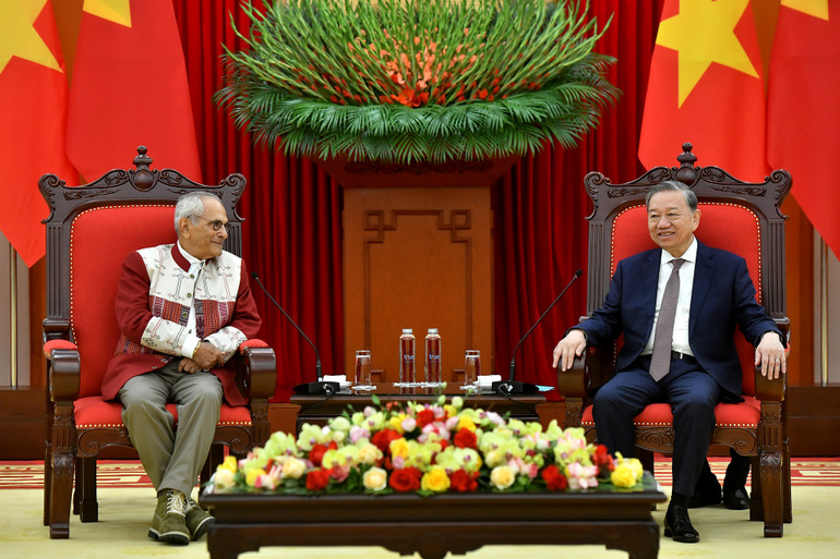 Tổng Bí thư Tô Lâm tiếp Tổng thống Timor Leste Jose Ramos Horta.