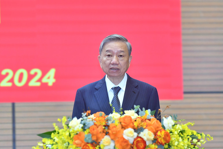 Tổng Bí thư, Chủ tịch nước Tô Lâm phát biểu chỉ đạo.