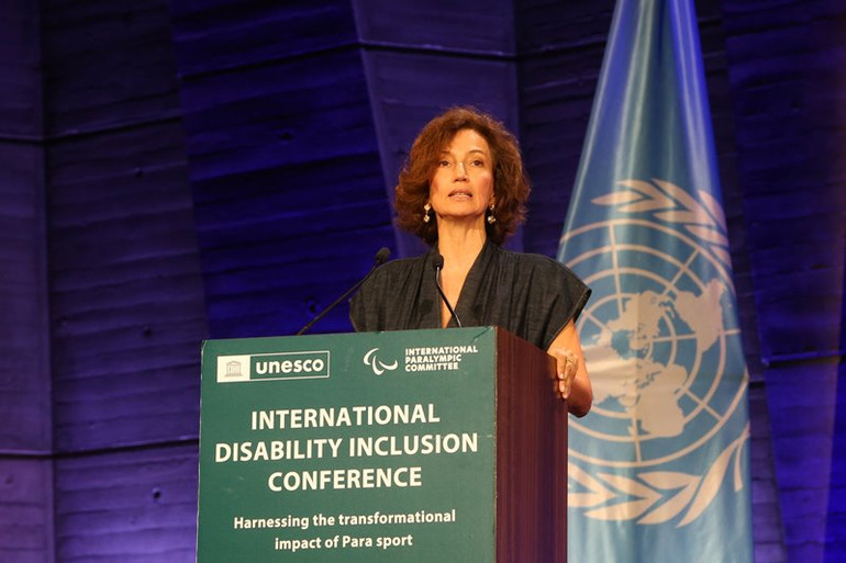 Bà Audrey Azoulay, Tổng Giám đốc UNESCO, kêu gọi cộng đồng quốc tế chung tay xây dựng nền thể thao bao trùm cho tất cả mọi người. Bà Audrey Azoulay, Tổng Giám đốc UNESCO, kêu gọi cộng đồng quốc tế chung tay xây dựng nền thể thao bao trùm cho tất cả mọi người.