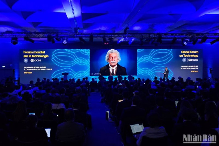 Toàn cảnh Diễn đàn Toàn cầu về công nghệ OECD. (Ảnh: KHẢI HOÀN) Toàn cảnh Diễn đàn Toàn cầu về công nghệ OECD. (Ảnh: KHẢI HOÀN)