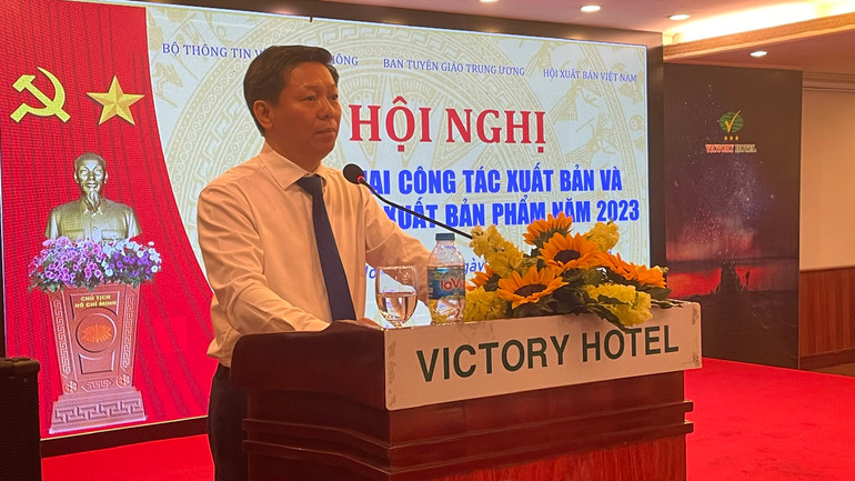 Phó Trưởng Ban Tuyên giáo Trung ương Trần Thanh Lâm phát biểu tại Hội nghị. Phó Trưởng Ban Tuyên giáo Trung ương Trần Thanh Lâm phát biểu tại Hội nghị.