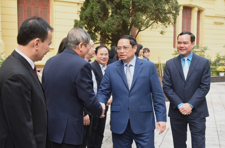 Thủ tướng Phạm Minh Chính cùng các đại biểu tham dự Hội nghị. Thủ tướng Phạm Minh Chính cùng các đại biểu tham dự Hội nghị.