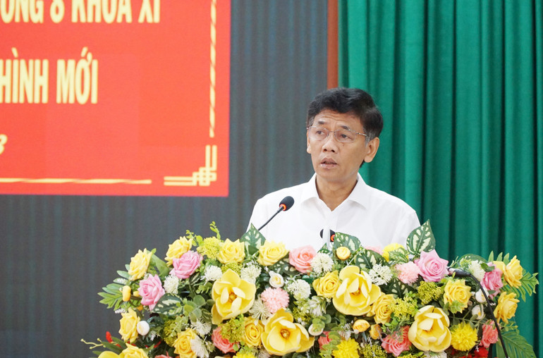 Bí thư Tỉnh ủy Sóc Trăng Lâm Văn Mẫn kết luận Hội nghị.