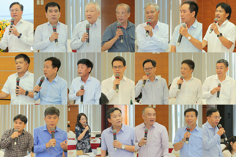 Các đại biểu tập trung trao đổi tại hội thảo.