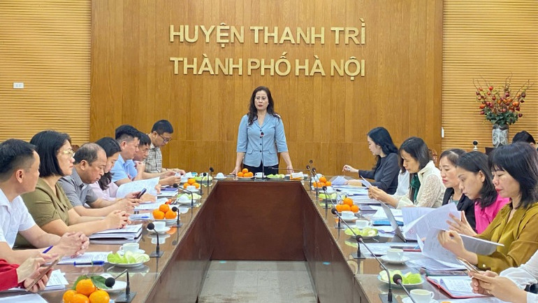 Đoàn kiểm tra liên ngành công tác an toàn thực phẩm số 3 làm việc với huyện Thanh Trì. Đoàn kiểm tra liên ngành công tác an toàn thực phẩm số 3 làm việc với huyện Thanh Trì.