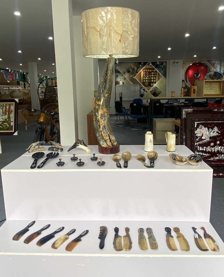 Các nghệ nhân, thợ giỏi đã sáng tạo ra nhiều sản phẩm khác nhau với tính ứng dụng cao trong đời sống.