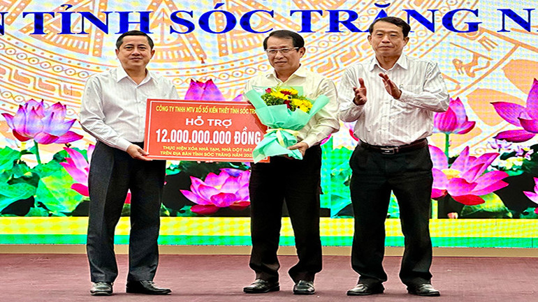 Các đơn vị tích cực đóng góp kinh phí hỗ trợ xóa nhà tạm, dột nát cho người nghèo.