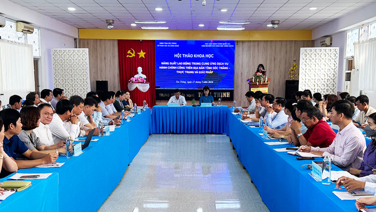 Quang cảnh Hội thảo khoa học.