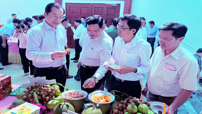 Nông thôn mới giúp nâng cao giá trị hàng hoá nông sản Sóc Trăng.