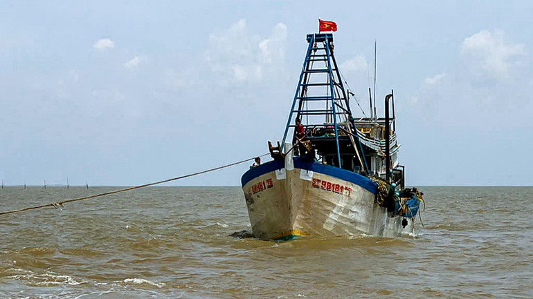 Tàu ST 98181 TS gặp nạn đã được cứu hộ an toàn.