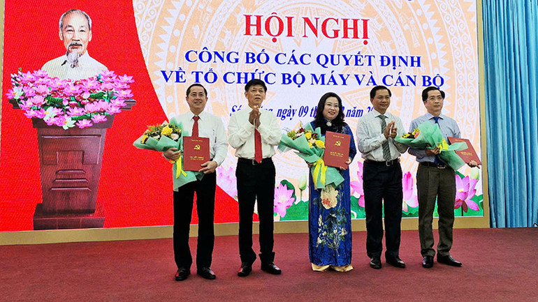 Công bố quyết định thành lập Đảng bộ các cơ quan Đảng tỉnh Sóc Trăng