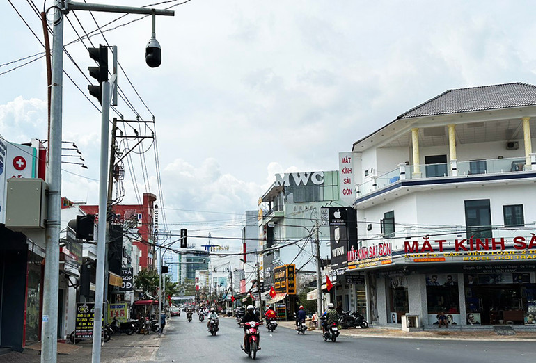 Hệ thống camera phát huy tác dụng nâng cao ý thức cho người tham gia giao thông.