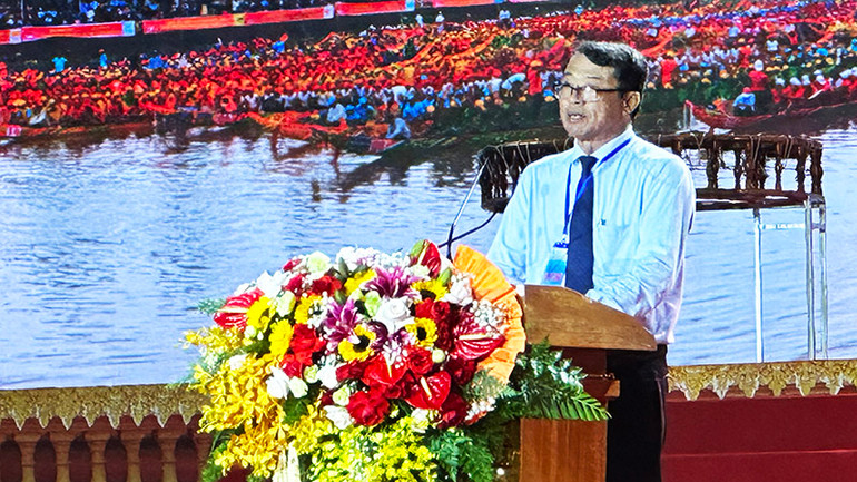 Phó Chủ tịch Ủy ban nhân dân tỉnh Sóc Trăng Nguyễn Văn Khởi phát biểu khai mạc Phó Chủ tịch Ủy ban nhân dân tỉnh Sóc Trăng Nguyễn Văn Khởi phát biểu khai mạc