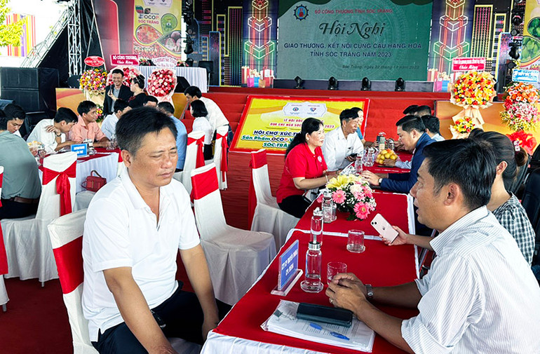 Hoạt động tìm kiếm đối tác, kết nối giữa các doanh nghiệp, đơn vị sản xuất sản phẩm OCOP