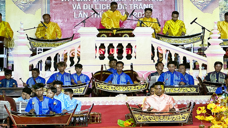 Nghệ nhân dàn nhạc Ngũ âm.