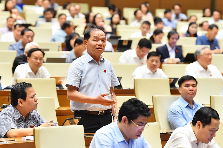 Đại biểu Lê Thanh Vân - Đoàn đại biểu Quốc hội tỉnh Cà Mau. (Ảnh: THỦY NGUYÊN) Đại biểu Lê Thanh Vân - Đoàn đại biểu Quốc hội tỉnh Cà Mau. (Ảnh: THỦY NGUYÊN)