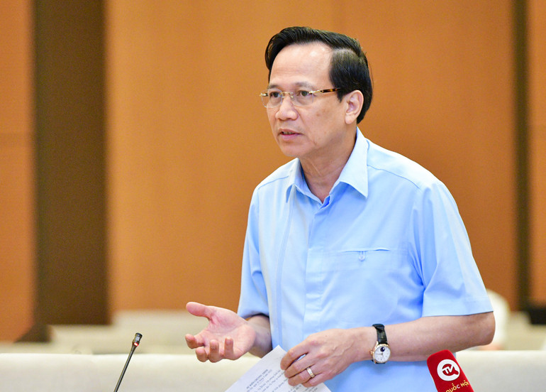 Bộ trưởng Lao động-Thương binh và Xã hội Đào Ngọc Dung. (Ảnh: quochoi.vn) Bộ trưởng Lao động-Thương binh và Xã hội Đào Ngọc Dung. (Ảnh: quochoi.vn)