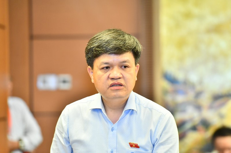 Đại biểu Tạ Đình Thi (Hà Nội). (Ảnh: ĐĂNG KHOA)