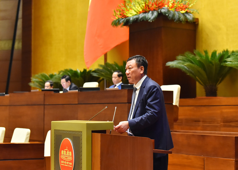 Tổng Thanh tra Chính phủ Đoàn Hồng Phong giải trình, làm rõ một số vấn đề đại biểu Quốc hội nêu. (Ảnh: THỦY NGUYÊN) Tổng Thanh tra Chính phủ Đoàn Hồng Phong giải trình, làm rõ một số vấn đề đại biểu Quốc hội nêu. (Ảnh: THỦY NGUYÊN)