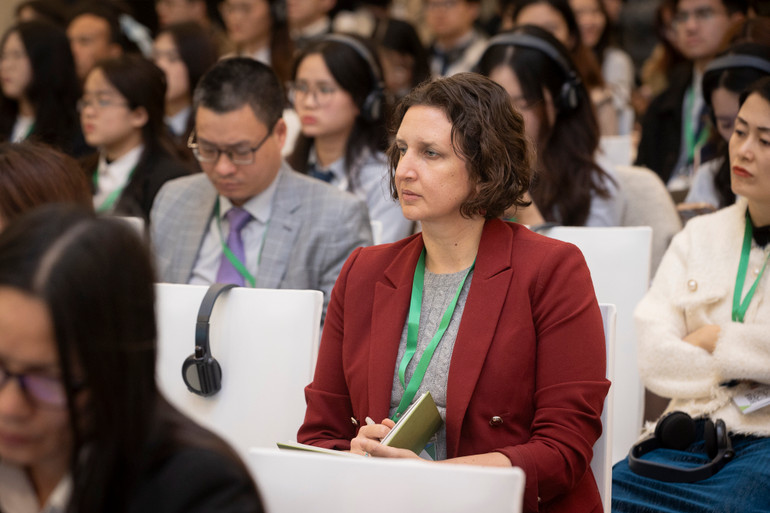 Các đại biểu tham dự Phiên toàn thể thứ 4 trong khuôn khổ Diễn đàn Tương lai ASEAN 2025. (Ảnh: SƠN TÙNG)