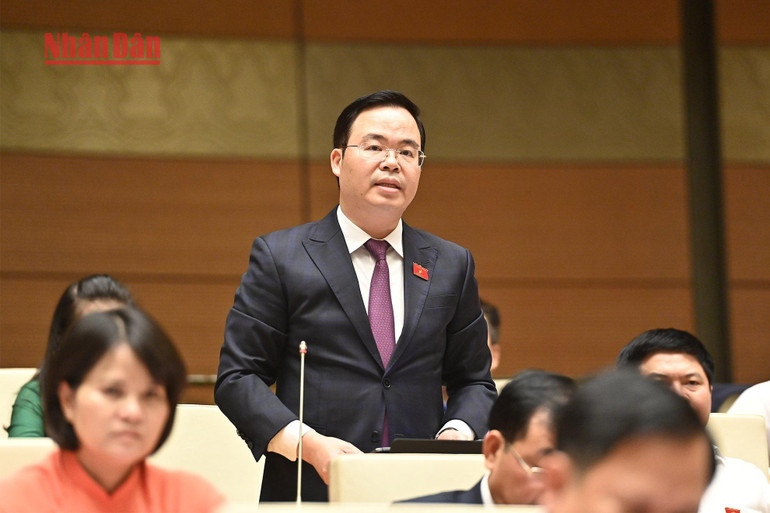 Đại biểu Trần Văn Khải (Hà Nam) - Ủy viên Thường trực Ủy ban Khoa học, Công nghệ và Môi trường của Quốc hội. (Ảnh: ĐĂNG KHOA)