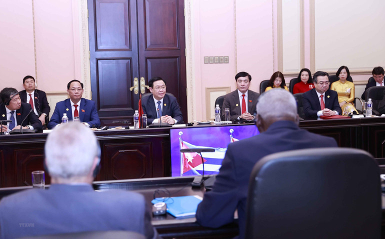 Chủ tịch Quốc hội Vương Đình Huệ phát biểu. (Ảnh: Doãn Tấn/TTXVN) Chủ tịch Quốc hội Vương Đình Huệ phát biểu. (Ảnh: Doãn Tấn/TTXVN)