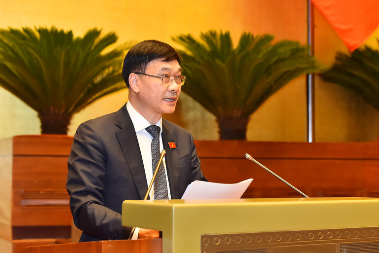 Chủ nhiệm Ủy ban Kinh tế của Quốc hội Vũ Hồng Thanh. (Ảnh: THỦY NGUYÊN)
