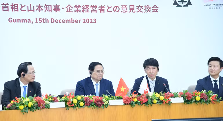 Thủ tướng Phạm Minh Chính phát biểu ý kiến tại buổi tọa đàm.