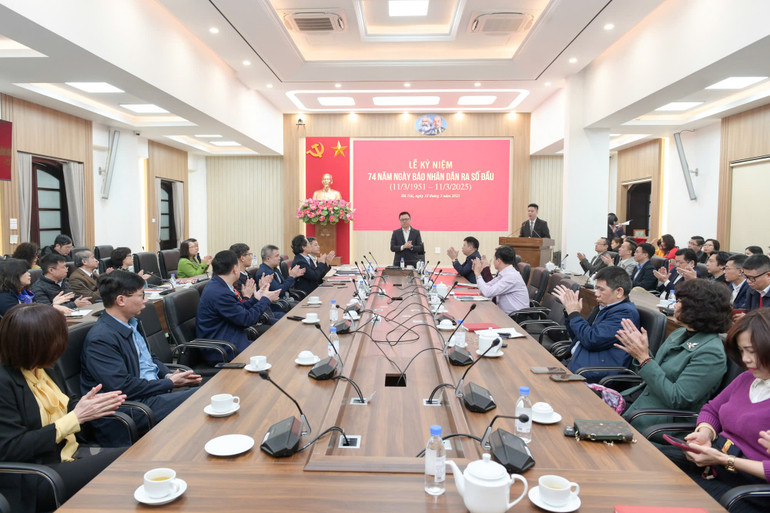 Quang cảnh Lễ kỷ niệm. (Ảnh: THẾ ĐẠI)