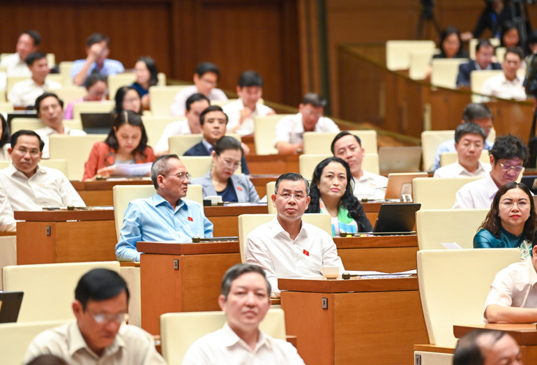 Các đại biểu tham dự phiên chất vấn của Quốc hội, chiều 6/11. (Ảnh: DUY LINH) Các đại biểu tham dự phiên chất vấn của Quốc hội, chiều 6/11. (Ảnh: DUY LINH)