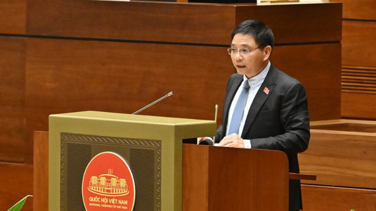 Bộ trưởng Tài chính Nguyễn Văn Thắng. (Ảnh: THỦY NGUYÊN)