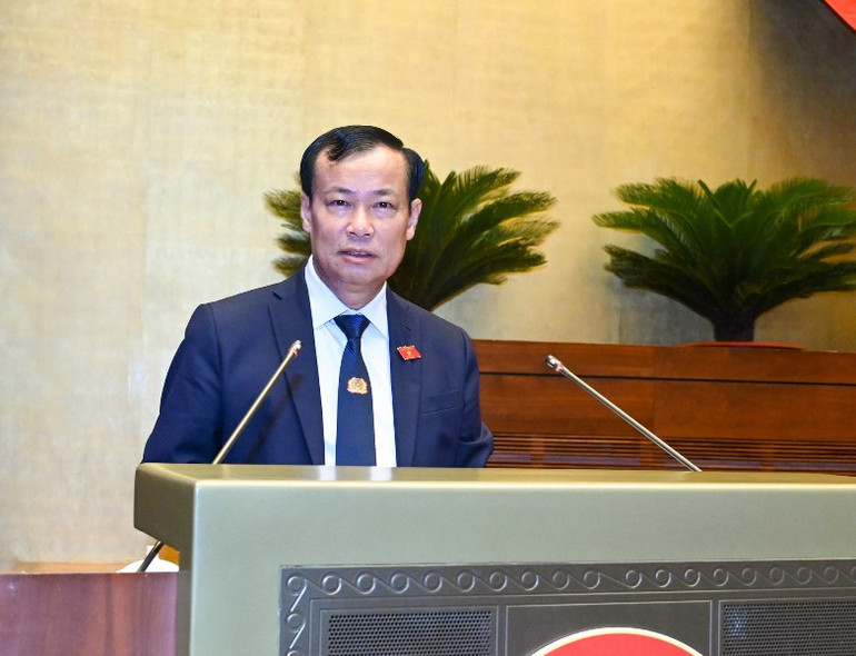 Chủ nhiệm Ủy ban Quốc phòng và An ninh của Quốc hội Lê Tấn Tới. (Ảnh: DUY LINH)