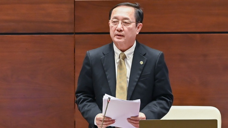 Bộ trưởng Khoa học và Công nghệ Huỳnh Thành Đạt. (Ảnh: DUY LINH)