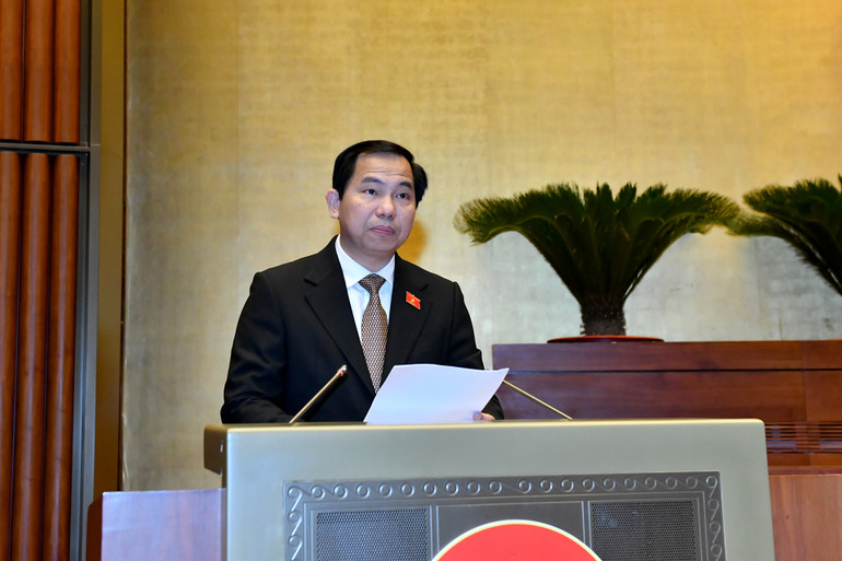 Chủ nhiệm Ủy ban Tài chính, Ngân sách của Quốc hội Lê Quang Mạnh. (Ảnh: ĐĂNG KHOA)
