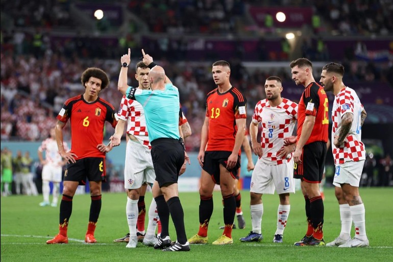 Tình huống VAR từ chối quả phạt đền của Croatia. (Ảnh: FIFA)