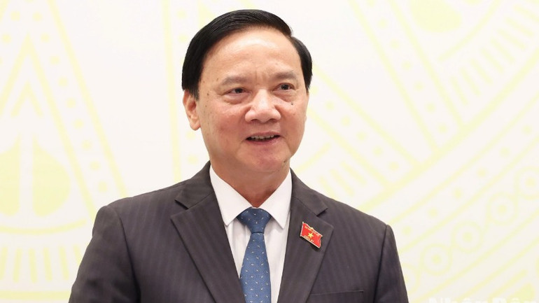 Phó Chủ tịch Quốc hội Nguyễn Khắc Định phát biểu tại họp báo. (Ảnh: DUY LINH) Phó Chủ tịch Quốc hội Nguyễn Khắc Định phát biểu tại họp báo. (Ảnh: DUY LINH)