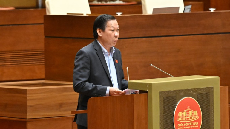 Chủ nhiệm Ủy ban Kinh tế và Tài chính của Quốc hội Phan Văn Mãi. (Ảnh: THỦY NGUYÊN)