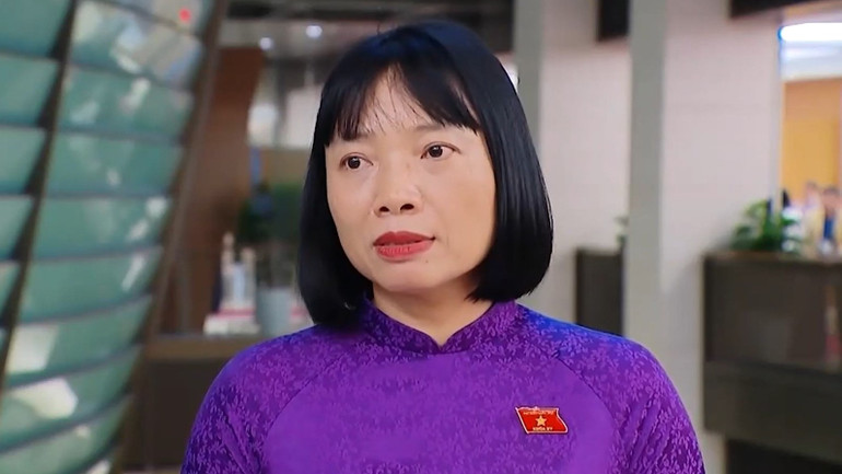 Đại biểu Nguyễn Thị Việt Nga (Hải Dương).